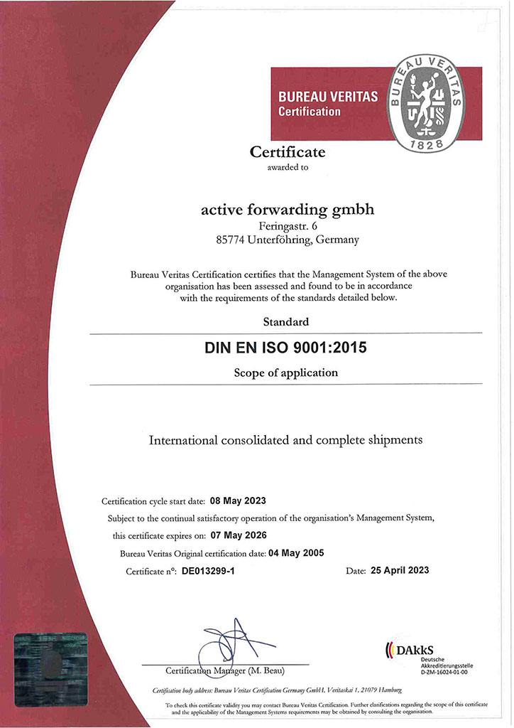 ISO EN 9001:2008